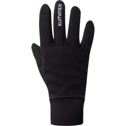 Unisex běžecké rukavice KLIMATEX Veni černé