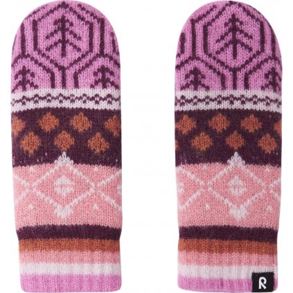Dětské pletené rukavice REIMA Luminen - Cold Pink