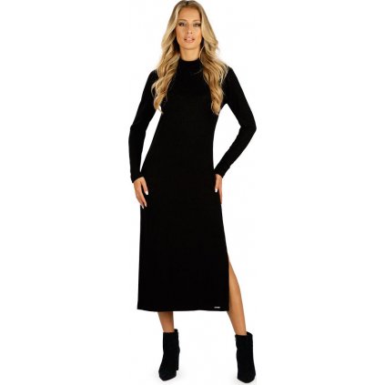 Dámské šaty LITEX s dlouhým rukávem černé
