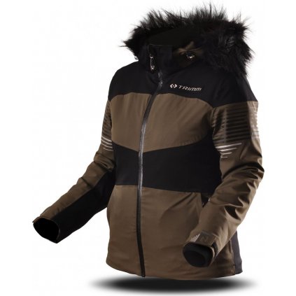 Dámská lyžařská bunda TRIMM Valona khaki/black