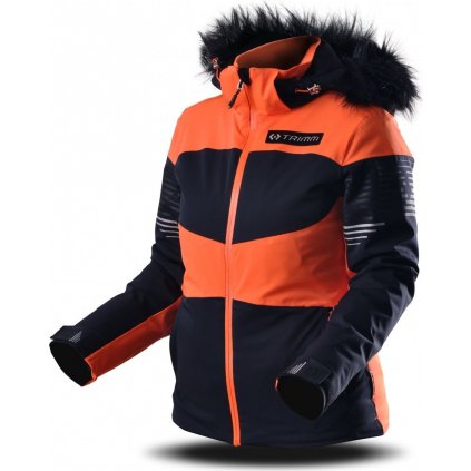 Dámská lyžařská bunda TRIMM Valona dark blue/signal orange