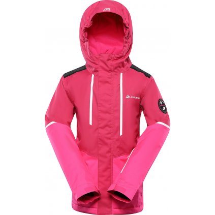 Dětská lyžařská bunda ALPINE PRO Zaribo růžová