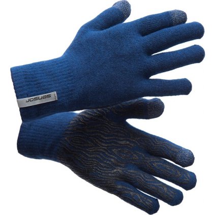 Unisex merino rukavice SENSOR modré