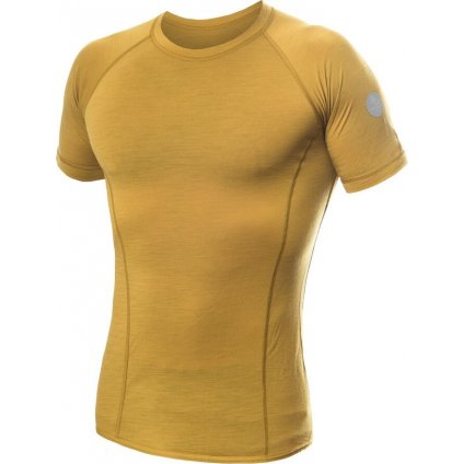 Pánské merino triko SENSOR Air žluté