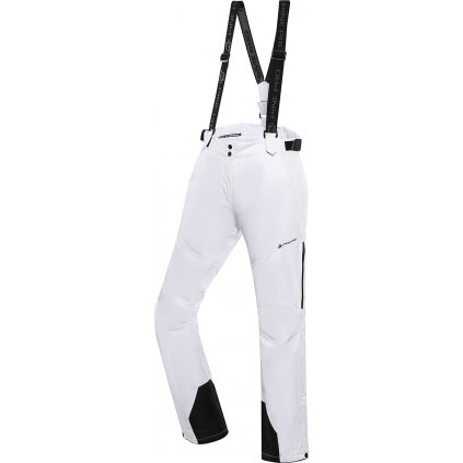 Dámské lyžařské kalhoty ALPINE PRO Osaga bílé