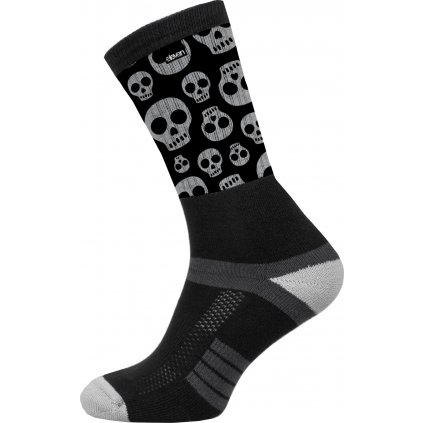 Ponožky ELEVEN Suba Cute Skulls Black