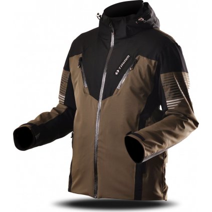 Pánská lyžařská bunda TRIMM Avalon khaki/black