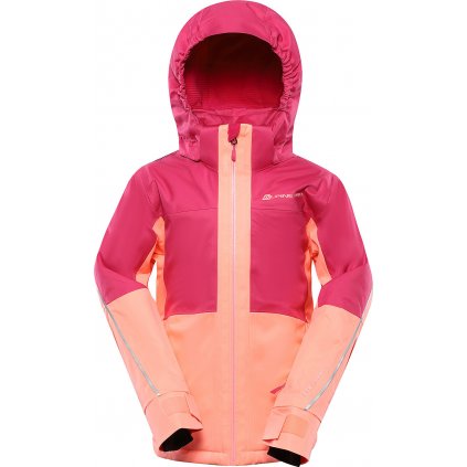 Dětská lyžařská bunda ALPINE PRO Reamo růžová