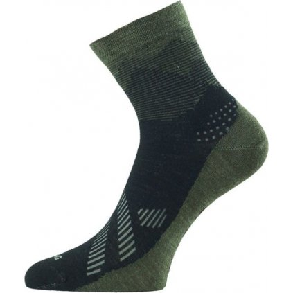 Unisex merino ponožky LASTING Fws zelené