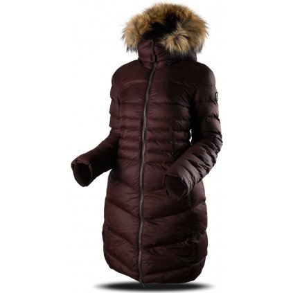 Dámský zimní kabát TRIMM Dora dark bordo (Velikost XS, Barva dark bordo)