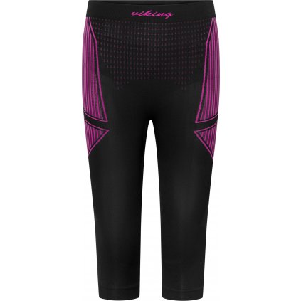 Dámské funkční kalhoty VIKING Etna (3/4 Pants) černá (Velikost XL)
