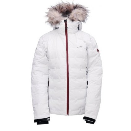Dámská lyžařská péřová bunda 2117 Mon Eco bílá