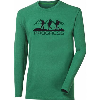 Pánské bambusové triko PROGRESS Vandal khaki (Velikost M)