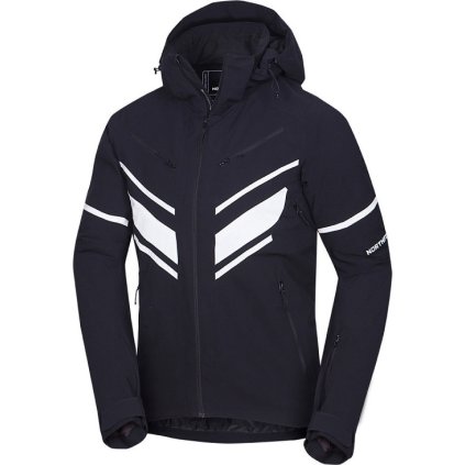 Pánská lyžařská bunda NORTHFINDER Earl černá (VELIKOST XL)