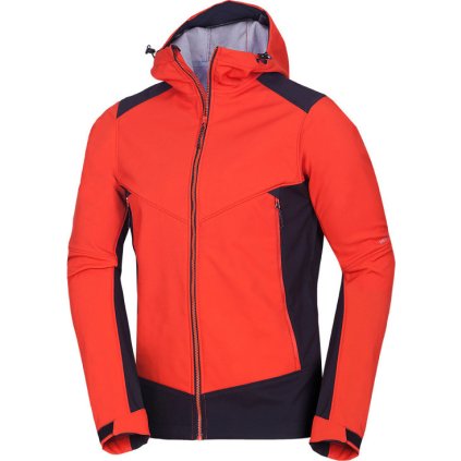 Pánská softshellová bunda NORTHFINDER Morris červená (VELIKOST S)