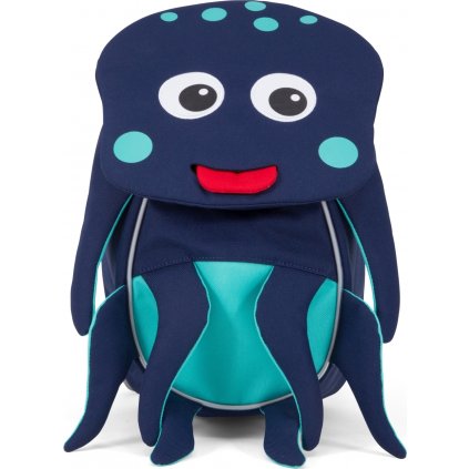Dětský batoh pro nejmenší Affenzahn Small Friend Oliver Octopus - petrol 4l