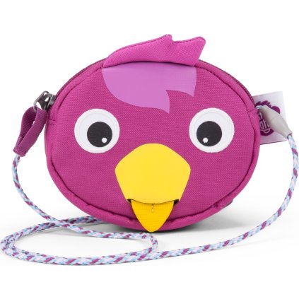 Dětská kabelka Affenzahn Kids Wallet Bella Bird - purple