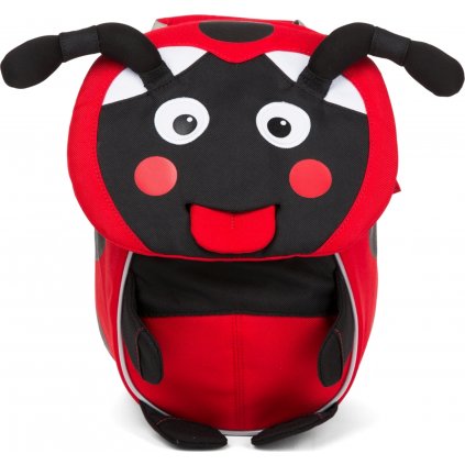 Dětský batoh pro nejmenší Affenzahn Small Friend Lilly Ladybird - red 4l
