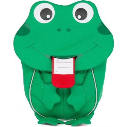 Dětský batoh pro nejmenší Affenzahn Small Friend Finn Frog - green 4l