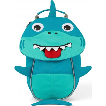 Dětský batoh pro nejmenší Affenzahn Small Friend Shark - turquoise 4l