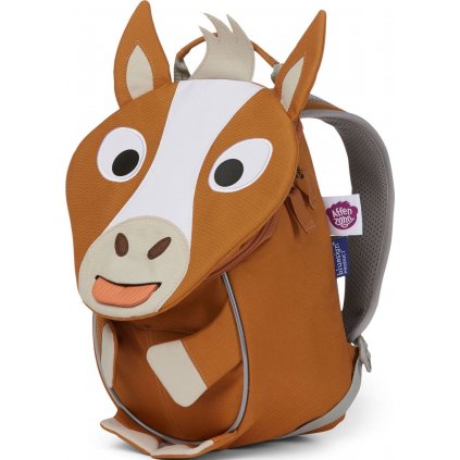 Dětský batoh pro nejmenší Affenzahn Small Friend Horse - brown