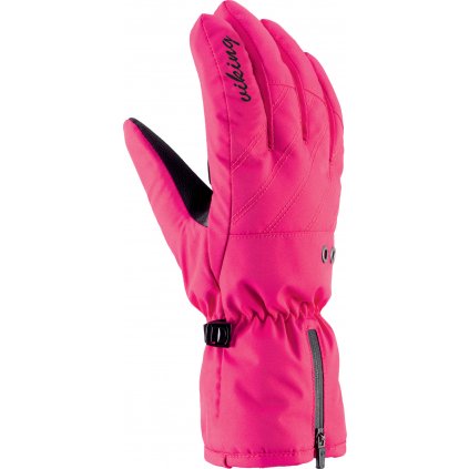 Dámské lyžařské rukavice VIKING Selena růžová