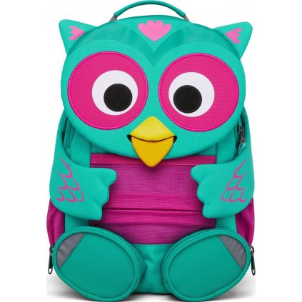 Dětský batoh do školky Affenzahn Large Friend Owl - turquoise