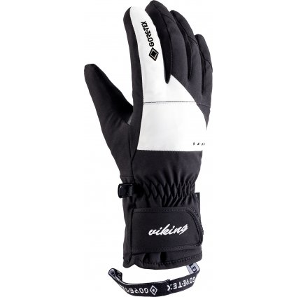 Dámské lyžařské rukavice VIKING Sherpa GTX® černobílá