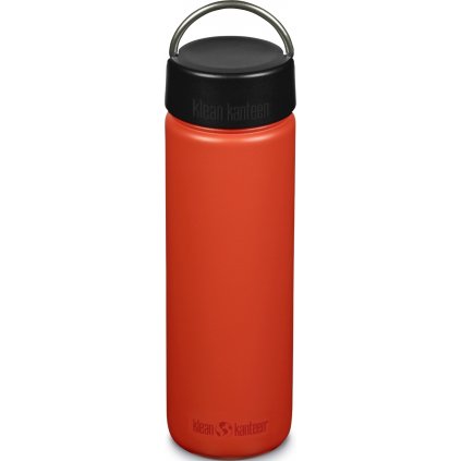 Nerezová láhev Klean Kanteen Wide w/Wide Loop Cap - Tiger Lily 800 ml