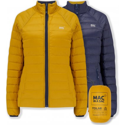 Dámská péřová oboustranná bunda MAC Polar Navy/Mustard Ws