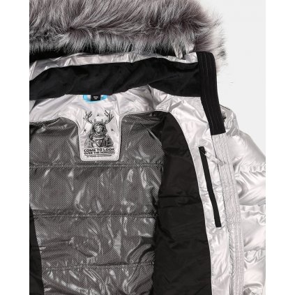 Dámská zimní bunda KILPI Ltd Sirius stříbrná