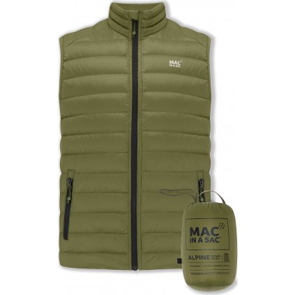 Pánská péřová vesta MAC Alpine Dg khaki
