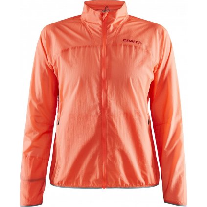Dámská běžecká bunda CRAFT Vent Pack oranžová
