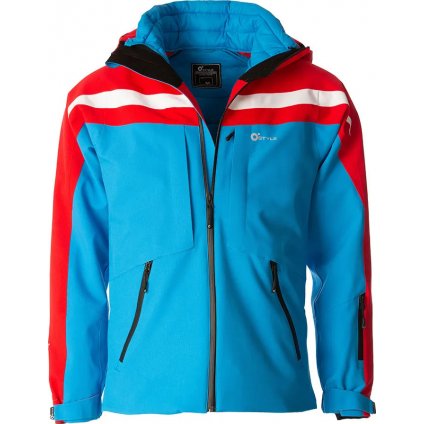 Pánská lyžařská bunda O'STYLE Cosmo II modročervená