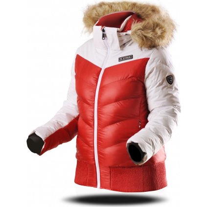 Dámská lyžařská bunda TRIMM JUSTA white/ red (Velikost XS, Barva white/ red)