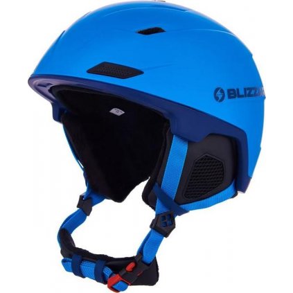 Lyžařská helma BLIZZARD Double matná modrá