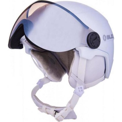 Lyžařská helma BLIZZARD W2W Double Visor matná bílá (Velikost 56/59 cm)