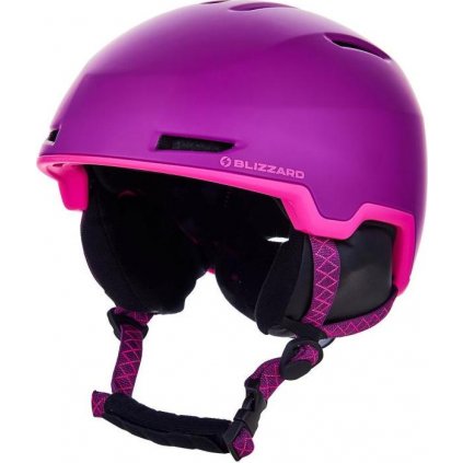 Lyžařská helma BLIZZARD W2W Viper matná fialová