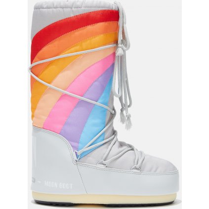 Zimní boty MOON BOOT Icon rainbow duhové