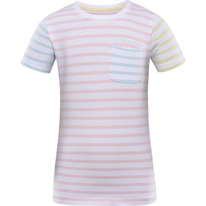 Dětské bavlněné triko ALPINE PRO Boatero růžové