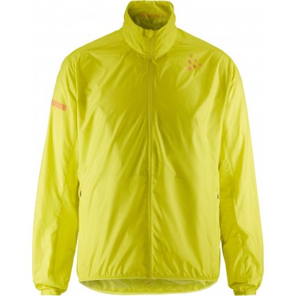 Pánská běžecká bunda CRAFT PRO Hypervent 2 - žlutá