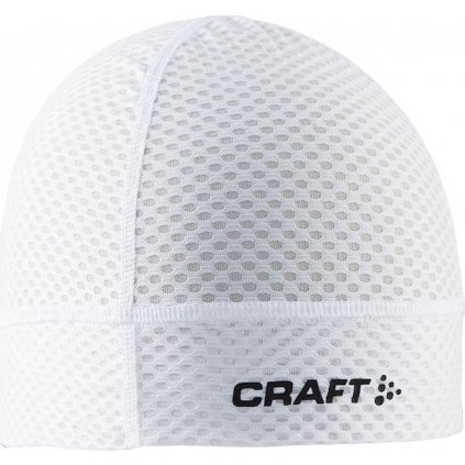 Funkční tenká čepice CRAFT Cool Mesh Superlight - bílá (Velikost S-M)