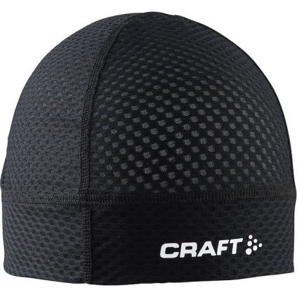 Lehká funkční čepice CRAFT Cool Mesh Superlight - černá (Velikost S-M)