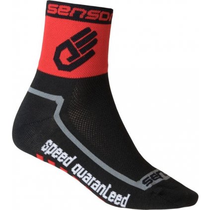 Ponožky SENSOR Race lite hand červená