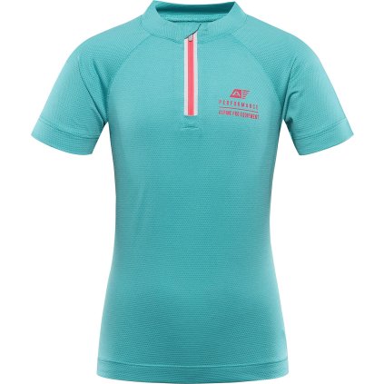 Dětské cyklistické triko ALPINE PRO Lattero modré (Velikost 104-110)
