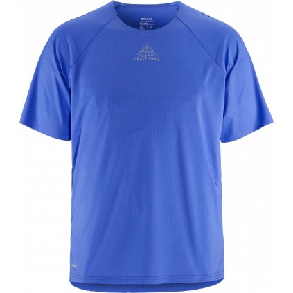 Pánské lehké běžecké triko CRAFT PRO Trail SS - modrá