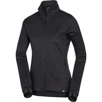 Dámská fleecová mikina NORTHFINDER Connie černá (VELIKOST S)