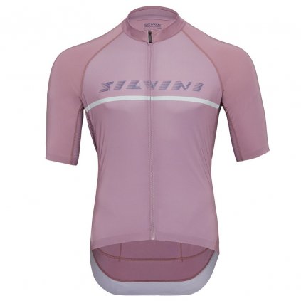Pánský cyklo dres SILVINI Mazzano růžová
