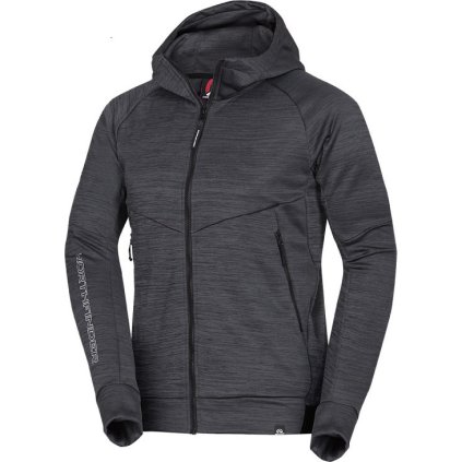 Pánská fleecová mikina NORTHFINDER Ken šedá (VELIKOST M)