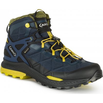 Pánské trekové boty AKU Rocket Mid Gtx modré (Velikost 10,5 (45))